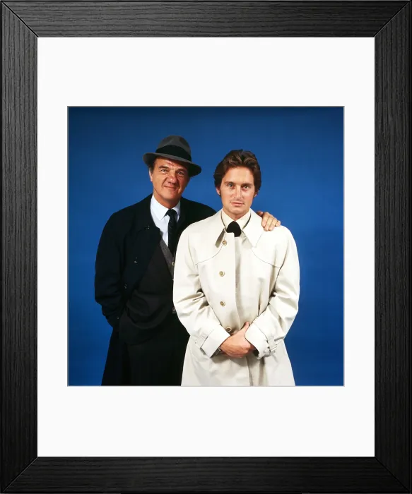 Framed Print : THE STREETS OF SAN FRANCISCO, from left: Karl Malden, Michael Douglas, 1972-77 Framed Print : THE STREETS OF SAN FRANCISCO, from left: Karl Malden, Michael Douglas, 1972-77