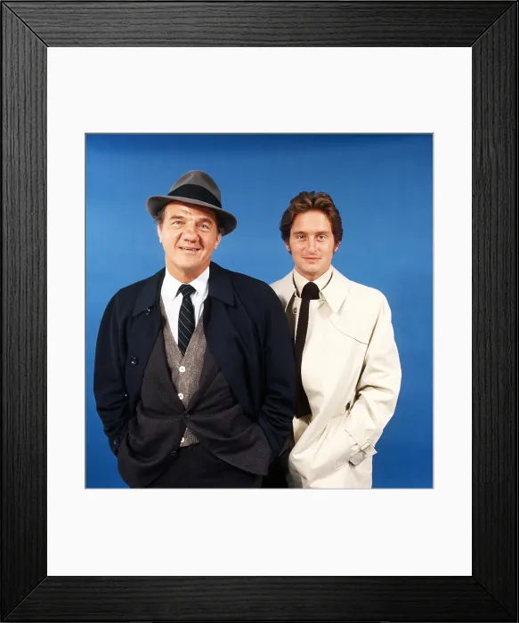Framed Print : THE STREETS OF SAN FRANCISCO, from left: Karl Malden, Michael Douglas, 1972-77 Framed Print : THE STREETS OF SAN FRANCISCO, from left: Karl Malden, Michael Douglas, 1972-77