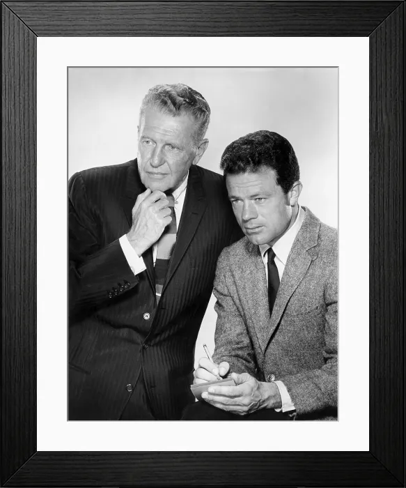 Framed Print : THE ELEVENTH HOUR, Ralph Bellamy, Jack Ging, 1962 - 1964