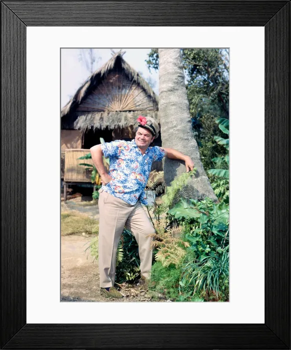 Framed Print : MCHALE'S NAVY, Ernest Borgnine, on set, (Season 1, 1962), 1962-1966