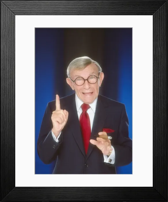 Framed Print : George Burns, June 1985