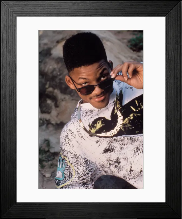 Framed Print : THE FRESH PRINCE OF BEL-AIR, (aka THE FRESH PRINCE OF BEL AIR), Will Smith, Season 1. 1990-96 Framed Print : THE FRESH PRINCE OF BEL-AIR, (aka THE FRESH PRINCE OF BEL AIR), Will Smith, Season 1. 1990-96