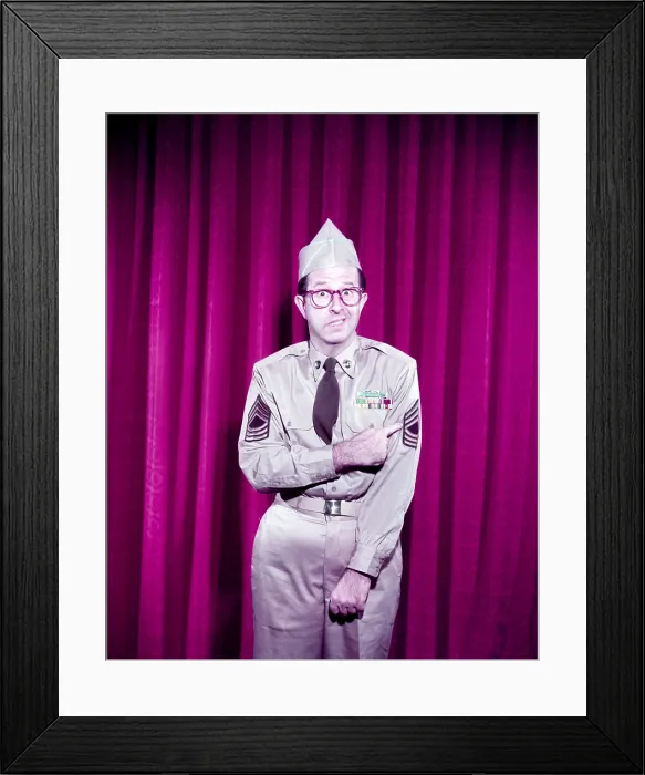 Framed Print : THE PHIL SILVERS SHOW, (aka YOU'LL NEVER GET RICH, aka SGT. BILKO), Phil Silvers, 1955-1959 Framed Print : THE PHIL SILVERS SHOW, (aka YOU'LL NEVER GET RICH, aka SGT. BILKO), Phil Silvers, 1955-1959