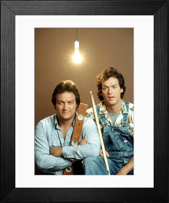 Framed Print : WORKING STIFFS, Jim Belushi, Michael Keaton, 1979