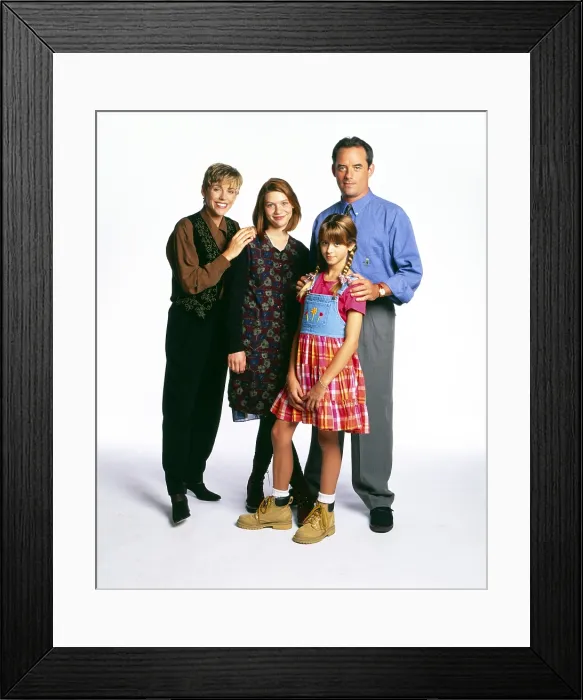 Framed Print : MY SO-CALLED LIFE, from left: Bess Armstrong, Claire Danes, Lisa Wilhoit, Tom Irwin, (1994), 1994-1995
