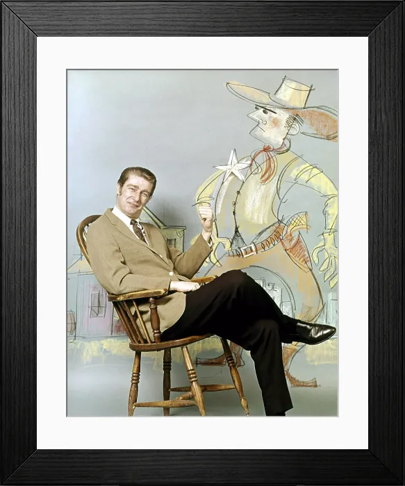 Framed Print : THE HERO, Richard Mulligan, 1966-67