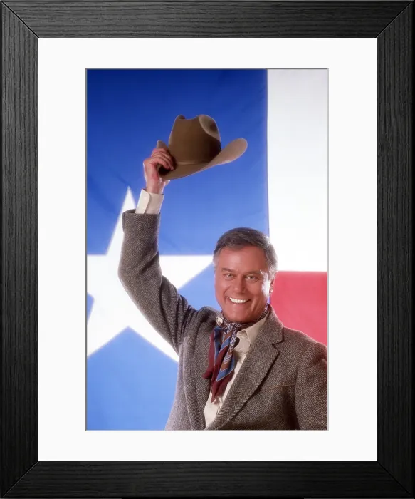 Framed Print : DALLAS, Larry Hagman, 1980s, (1978-1991)