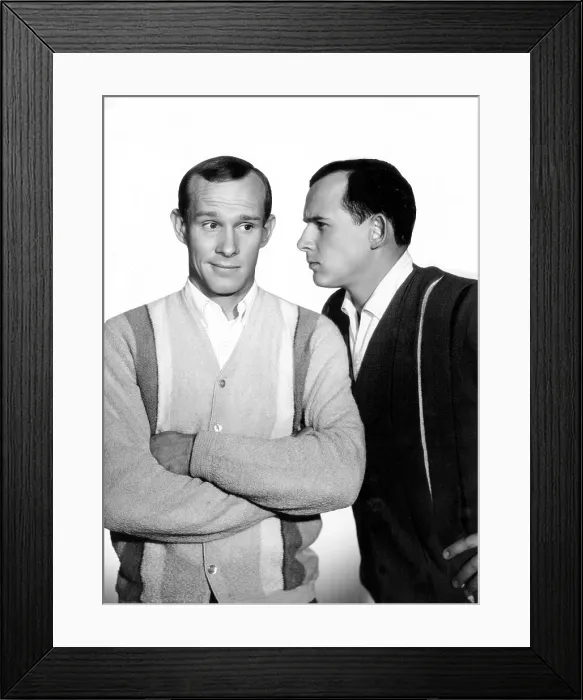 Framed Print : THE SMOTHERS BROTHERS SHOW, Tom Smothers, Dick Smothers, 1965-66
