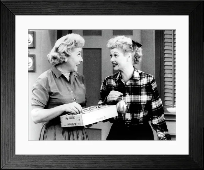 Framed Print : I LOVE LUCY, ('The I Love Lucy Christmas Special, 1956), Vivian Vance, Lucille Ball, 1951-57 Framed Print : I LOVE LUCY, ('The I Love Lucy Christmas Special, 1956), Vivian Vance, Lucille Ball, 1951-57