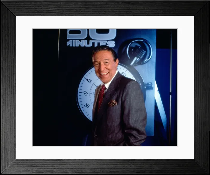 Framed Print : 60 MINUTES, Mike Wallace (1993), 1968