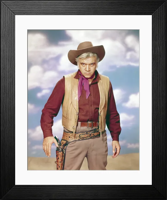 Framed Print : BONANZA, Lorne Greene, 1959-1973