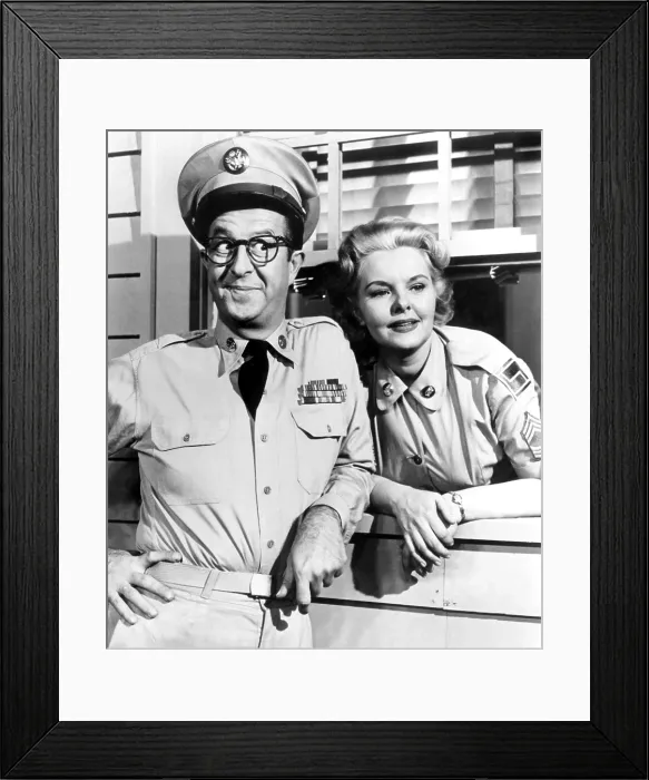 Framed Print : THE PHIL SILVERS SHOW, (aka SGT. BILKO), Phil Silvers, Elisabeth Fraser, 1955-1959 Framed Print : THE PHIL SILVERS SHOW, (aka SGT. BILKO), Phil Silvers, Elisabeth Fraser, 1955-1959