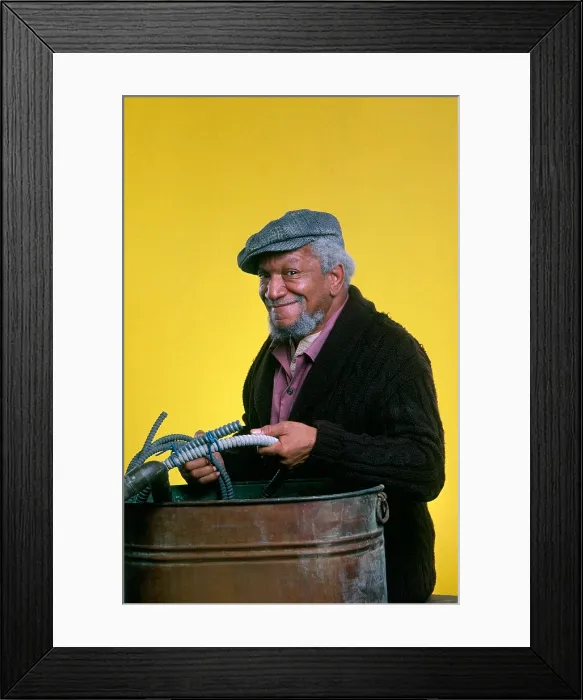 Framed Print : SANFORD, Redd Foxx, 1980 Framed Print : SANFORD, Redd Foxx, 1980