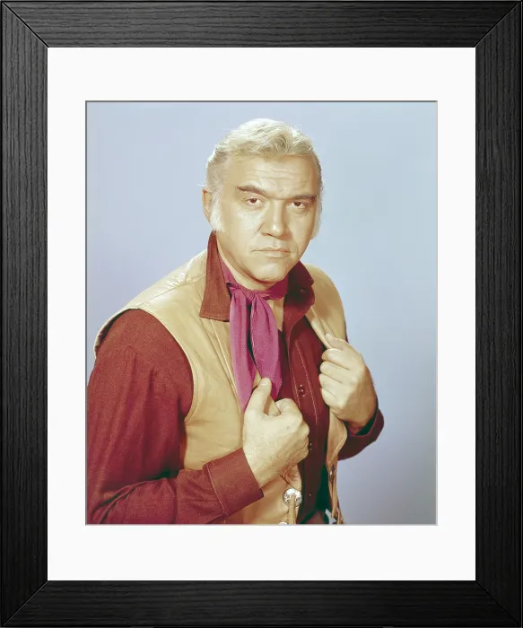 Framed Print : BONANZA, Lorne Greene, 1959-1973