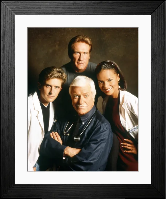 Framed Print : DIAGNOSIS MURDER, from left: Charlie Schlatter, Dick Van Dyke, Barry Van Dyke (top), Victoria Rowell, 1993-2001 Framed Print : DIAGNOSIS MURDER, from left: Charlie Schlatter, Dick Van Dyke, Barry Van Dyke (top), Victoria Rowell, 1993-2001