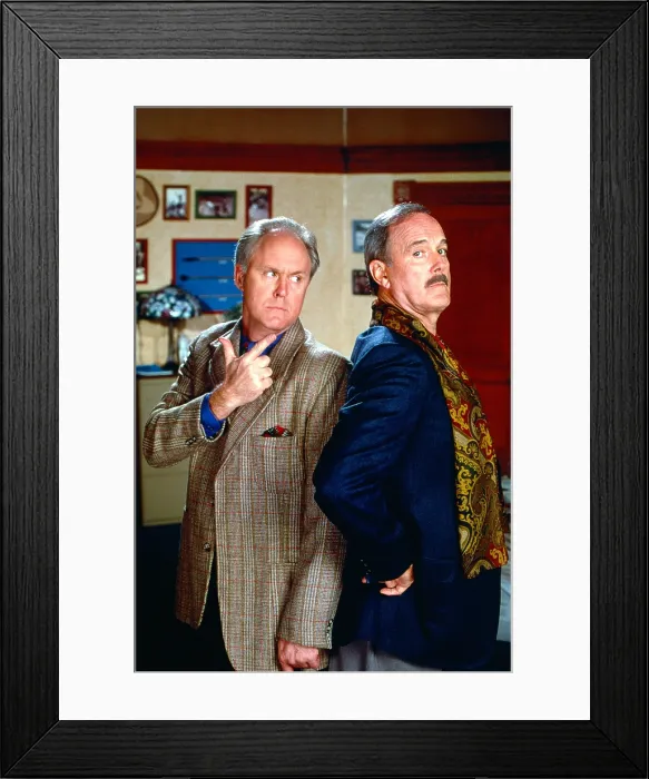 Framed Print : 3RD ROCK FROM THE SUN, from left: John Lithgow, John Cleese, 'Dick and the Other Guy' (season 3, episode 23, aired 29 April 1998), 1996-2001 Framed Print : 3RD ROCK FROM THE SUN, from left: John Lithgow, John Cleese, 'Dick and the Other Guy' (season 3, episode 23, aired 29 April 1998), 1996-2001