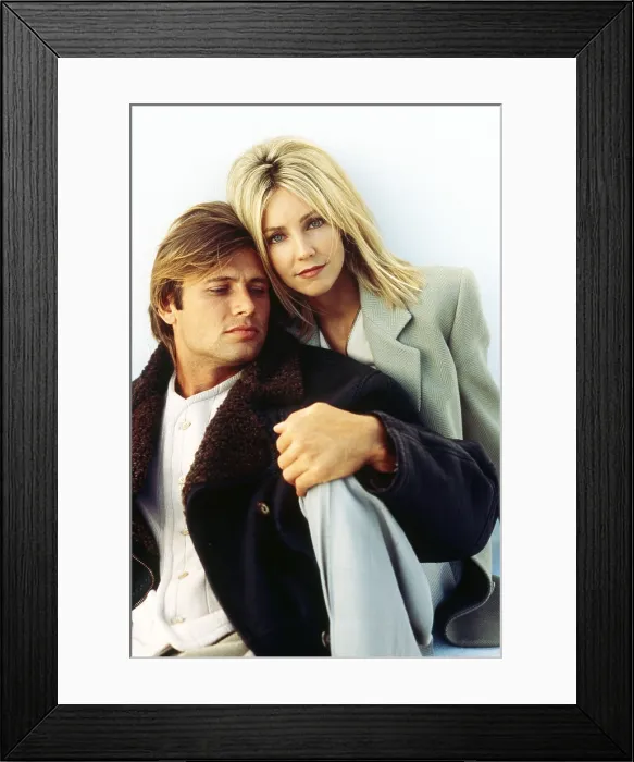 Framed Print : MELROSE PLACE, from left: Grant Show, Heather Locklear, 1992-1999. TM