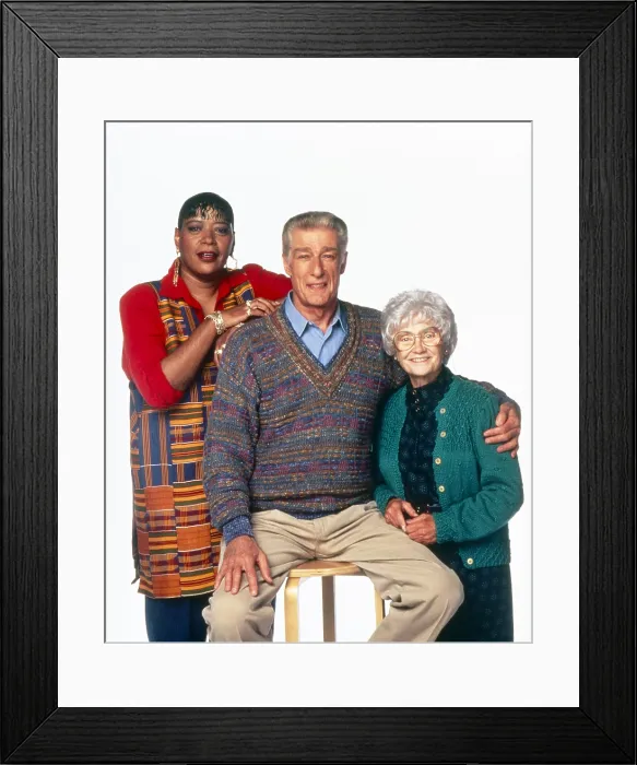 Framed Print : EMPTY NEST, from left: Marsha Warfield, Richard Mulligan, Estelle Getty, 1988-1995 Framed Print : EMPTY NEST, from left: Marsha Warfield, Richard Mulligan, Estelle Getty, 1988-1995