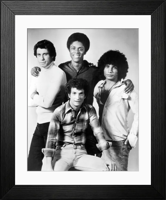 Framed Print : WELCOME BACK KOTTER, (clockwise from top): Lawrence Hilton-Jacobs, Robert Hegyes, Ron Palillo, John Travolta, 1975-79