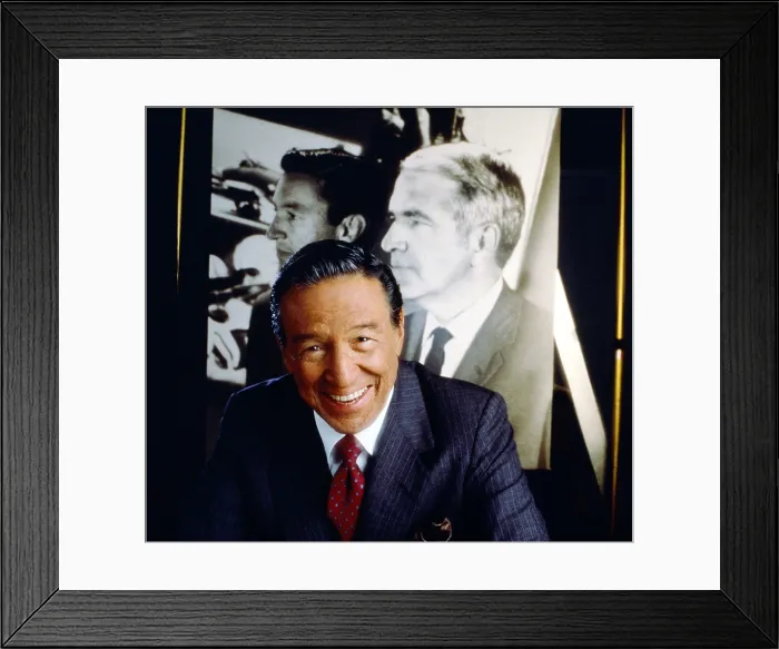 Framed Print : 60 MINUTES, Mike Wallace, 1993, (1968-)