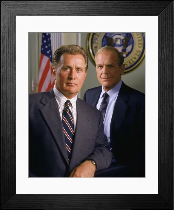 Framed Print : THE WEST WING, Martin Sheen, John Spencer, 1999-2006