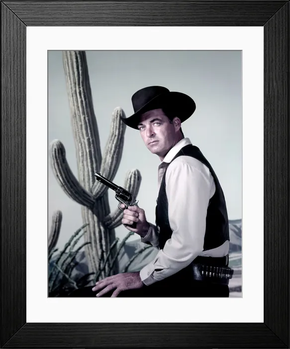 Framed Print : THE TEXAN, Rory Calhoun, 1958-60