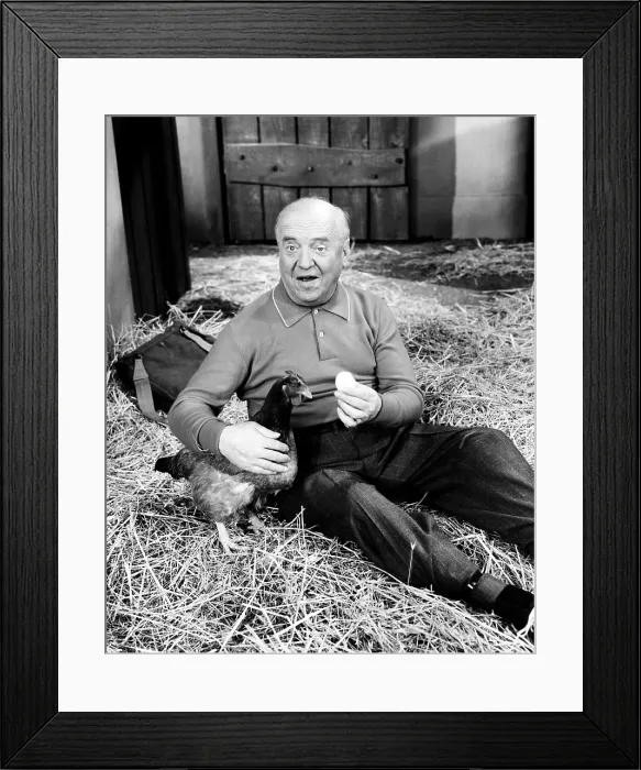 Framed Print : I LOVE LUCY, William Frawley, Lucy's Bicycle Trip, aired April 23, 1956