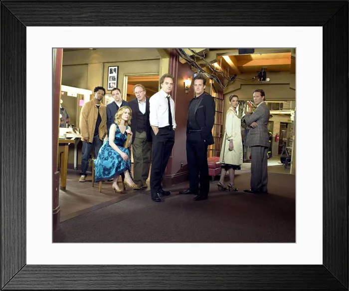 Framed Print : STUDIO 60 ON SUNSET STRIP, D.L. Hughley, Nate Corddry, Sarah Paulson, Timothy Busfield, Bradley Whitford, Matthew Perry, Amanda Peet, Steven Weber, (Season 1), 2006-07 Framed Print : STUDIO 60 ON SUNSET STRIP, D.L. Hughley, Nate Corddry, Sarah Paulson, Timothy Busfield, Bradley Whitford, Matthew Perry, Amanda Peet, Steven Weber, (Season 1), 2006-07