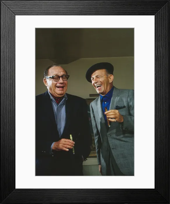 Framed Print : From left: Jack Benny, George Burns, 1964
