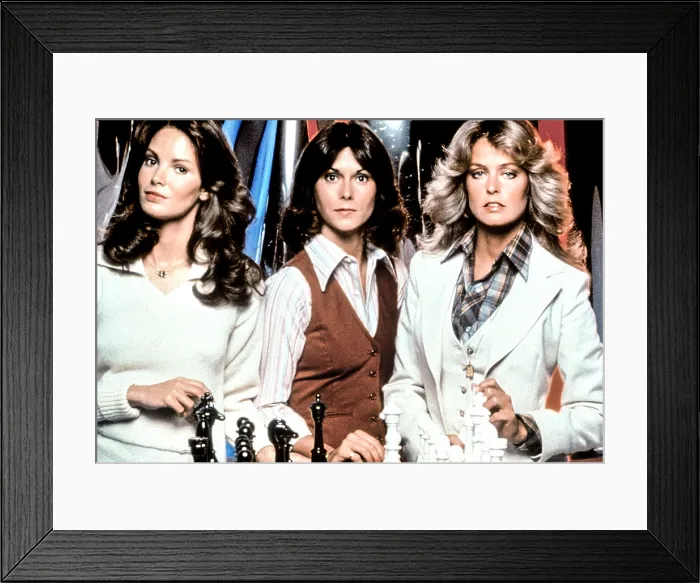 Framed Print : CHARLIE'S ANGELS, Jaclyn Smith, Kate Jackson, Farrah Fawcett, 1976-81 Framed Print : CHARLIE'S ANGELS, Jaclyn Smith, Kate Jackson, Farrah Fawcett, 1976-81