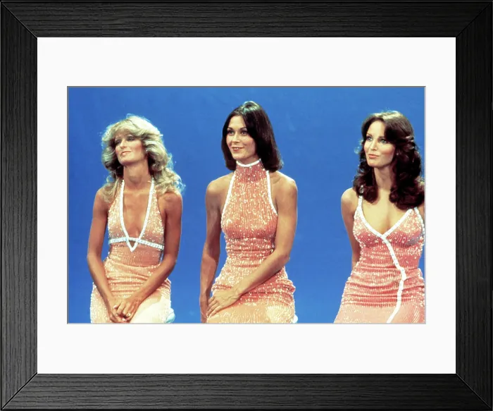 Framed Print : CHARLIE'S ANGELS, Farrah Fawcett, Kate Jackson, Jaclyn Smith, 1976-81 Framed Print : CHARLIE'S ANGELS, Farrah Fawcett, Kate Jackson, Jaclyn Smith, 1976-81