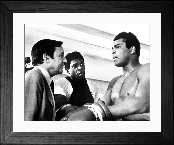 Framed Print : 60 MINUTES, from left: Mike Wallace, Ron Lyle, Muhammad Ali (ca. 1971), 1968 Framed Print : 60 MINUTES, from left: Mike Wallace, Ron Lyle, Muhammad Ali (ca. 1971), 1968