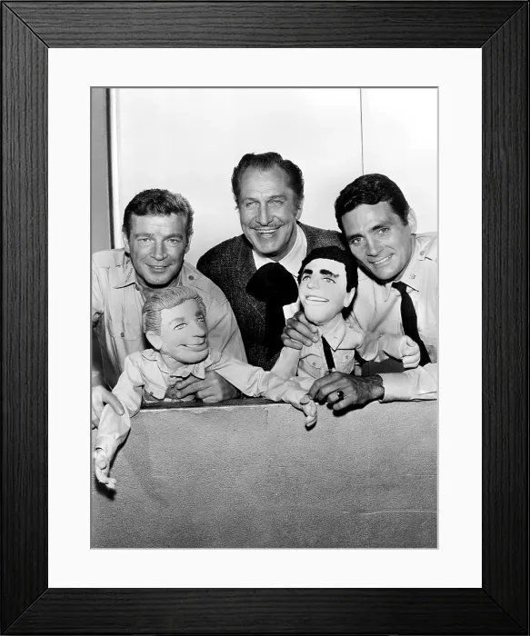 Framed Print : VOYAGE TO THE BOTTOM OF THE SEA, 1964-68, Richard Basehart, Vincent Price, David Hedison, (1967 episode) Framed Print : VOYAGE TO THE BOTTOM OF THE SEA, 1964-68, Richard Basehart, Vincent Price, David Hedison, (1967 episode)