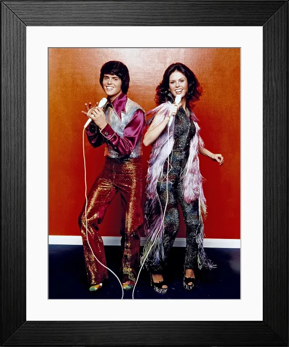 Framed Print : DONNY AND MARIE, Donny Osmond, Marie Osmond, 1976-1979