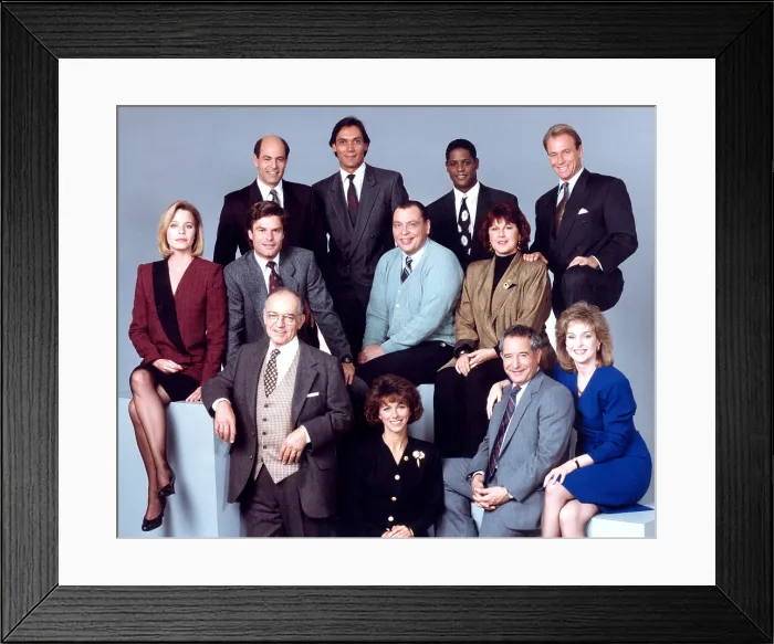 Framed Print : L.A. LAW, (top l-r): Alan Rachins, Jimmy Smits, Blair Underwood, Corbin Bernsen, (middle l-r): Susan Dey, Harry Hamlin, Larry Drake, Susan Ruttan, (bottom l-r): Richard Dysart Framed Print : L.A. LAW, (top l-r): Alan Rachins, Jimmy Smits, Blair Underwood, Corbin Bernsen, (middle l-r): Susan Dey, Harry Hamlin, Larry Drake, Susan Ruttan, (bottom l-r): Richard Dysart