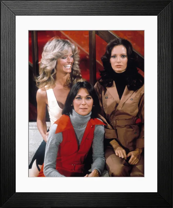 Framed Print : CHARLIE'S ANGELS, Farrah Fawcett, Jaclyn Smith, Kate Jackson, 1976-81 Framed Print : CHARLIE'S ANGELS, Farrah Fawcett, Jaclyn Smith, Kate Jackson, 1976-81