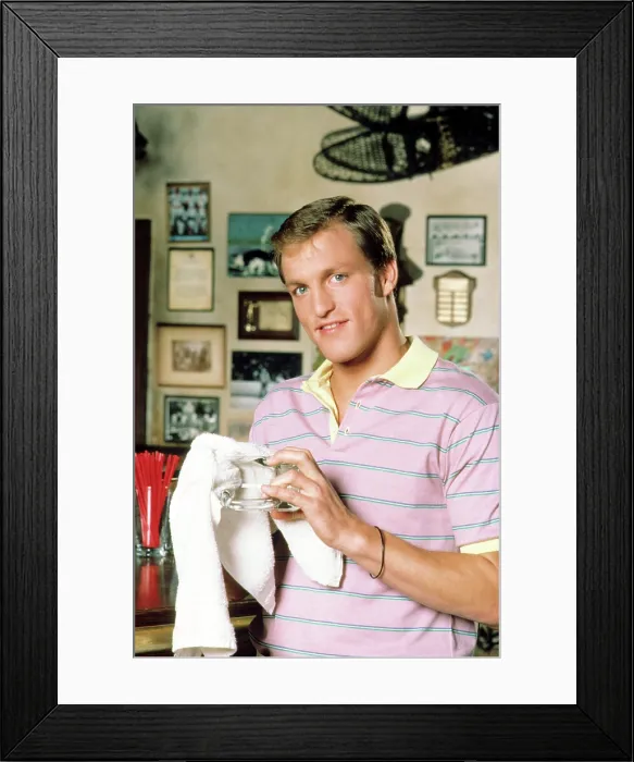Framed Print : CHEERS, Woody Harrelson, (1985-1993), 1982-1993 Framed Print : CHEERS, Woody Harrelson, (1985-1993), 1982-1993