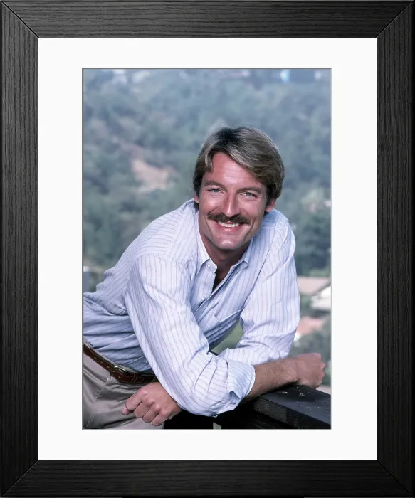 Framed Print : Perry King, 1984 Framed Print : Perry King, 1984
