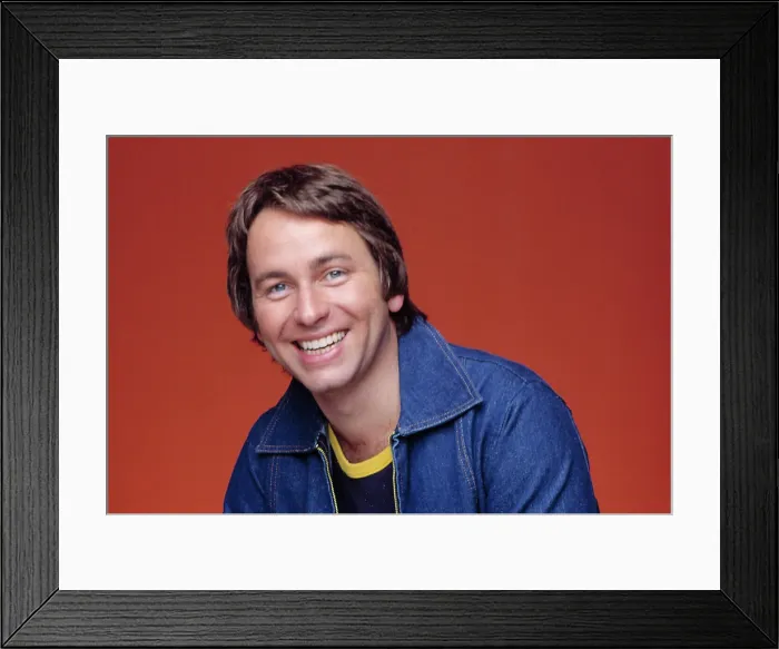 Framed Print : THREE'S COMPANY, John Ritter, 1977-84