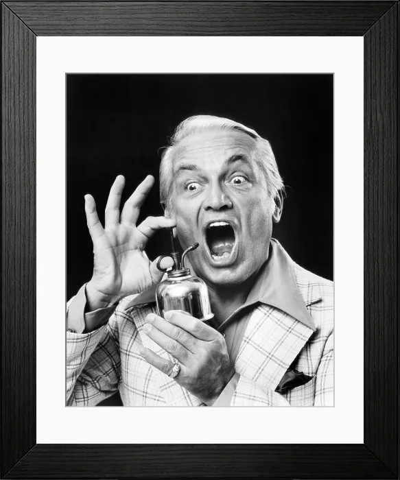Framed Print : THE MARY TYLER MOORE SHOW, Ted Knight, 1970-77 (1975 photo)