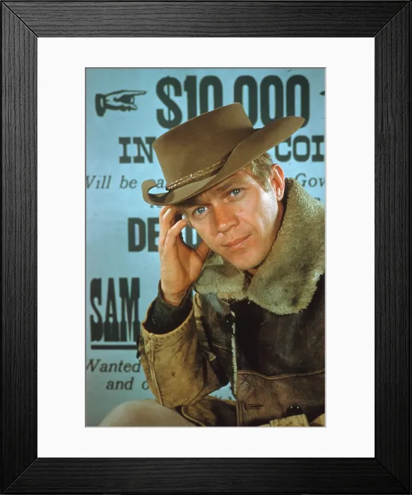 Framed Print : WANTED - DEAD OR ALIVE, Steve McQueen, 1958-1961 Framed Print : WANTED - DEAD OR ALIVE, Steve McQueen, 1958-1961