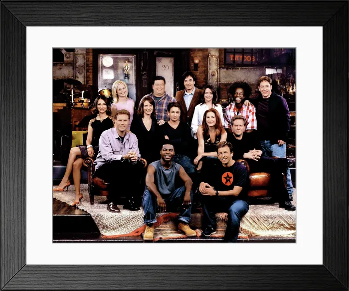 Framed Print : SATURDAY NIGHT LIVE, (2001-02), (back / standing): Amy Poehler, Horatio Sanz, Jimmy Fallon, Rachel Dratch, Dean Edwards, Jeff Richards, (middle): Maya Rudolph, Will Ferrell Framed Print : SATURDAY NIGHT LIVE, (2001-02), (back / standing): Amy Poehler, Horatio Sanz, Jimmy Fallon, Rachel Dratch, Dean Edwards, Jeff Richards, (middle): Maya Rudolph, Will Ferrell