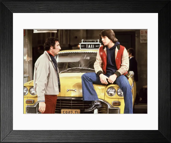 Framed Print : TAXI, Judd Hirsch, Tony Danza, 1978-83
