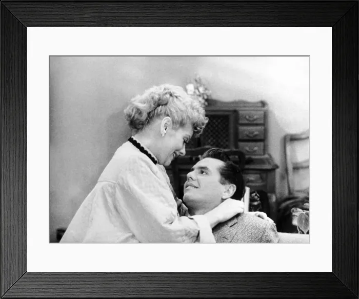 Framed Print : I LOVE LUCY, from left: Lucille Ball, Desi Arnaz, 1951-57 Framed Print : I LOVE LUCY, from left: Lucille Ball, Desi Arnaz, 1951-57