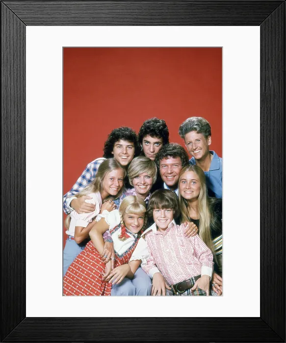 Framed Print : BRADY BUNCH, top row, from left: Christopher Knight, Barry Williams, Ann B Framed Print : BRADY BUNCH, top row, from left: Christopher Knight, Barry Williams, Ann B