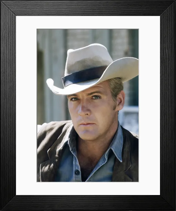 Framed Print : THE BIG VALLEY, Lee Majors, (1965), 1965-69 Framed Print : THE BIG VALLEY, Lee Majors, (1965), 1965-69