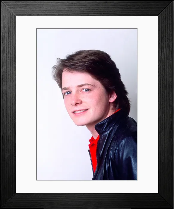 Framed Print : Michael J. Fox of FAMILY TIES, 1984