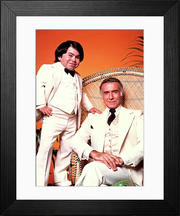 Framed Print : FANTASY ISLAND, Herve Villechaize, Ricardo Montalban, 1978-1984