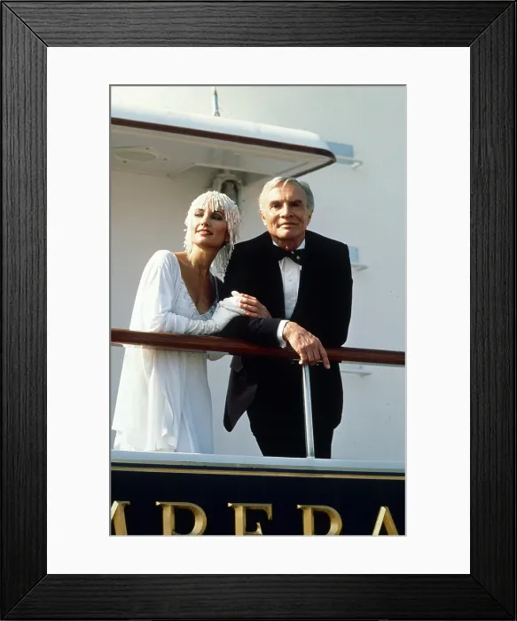 Framed Print : ALL MY CHILDREN, from left: Susan Lucci, James Mitchell, 1989, 1970-2011