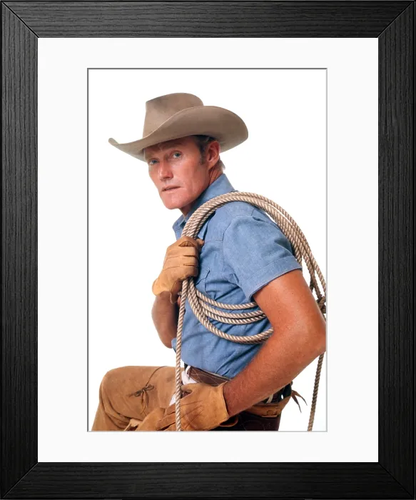 Framed Print : COWBOY IN AFRICA, Chuck Connors, 1967-1968